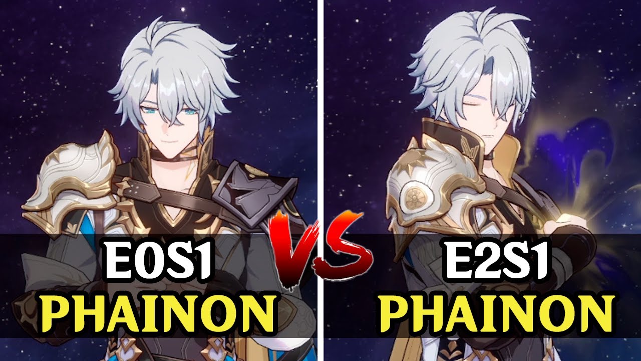 Is Phainon’s E2 worth it? Phainon E0S1 vs E2S1 Comparison Showcase in MoC - Honkai: Star Rail