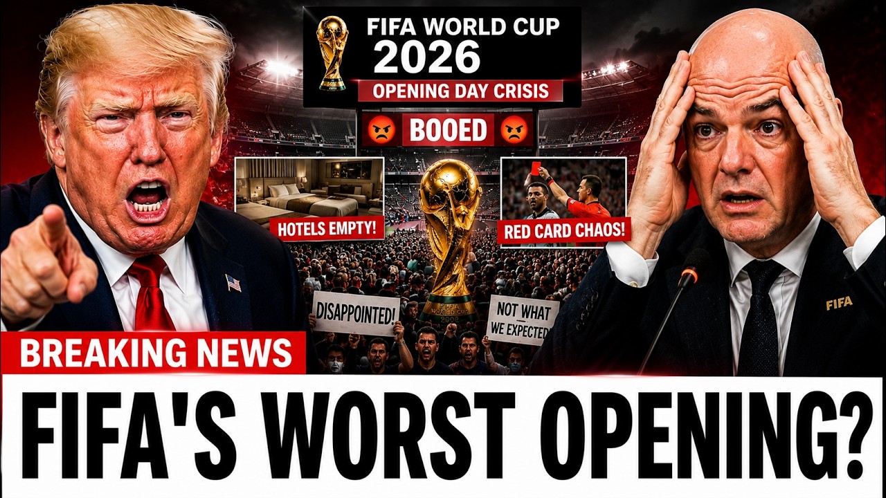 FIFA World Cup 2026 Already in Crisis? Empty Stadiums, Booing, and Red Card On Opening Day 😰