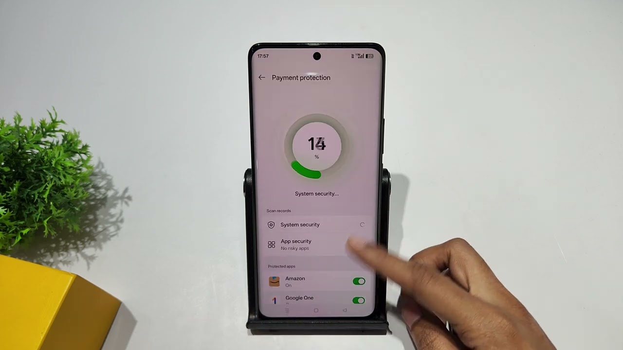 How to set google pay payment protection in realme narzo 80 lite | payment protection set kaise kare