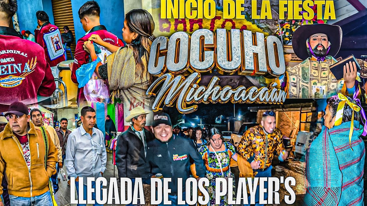 Así FUE la LLEGADA de los PLAYER'S en COCUCHO MICHOACÁN!!😱🔥 /Fiesta En Honor a San Bartolomé 2025 