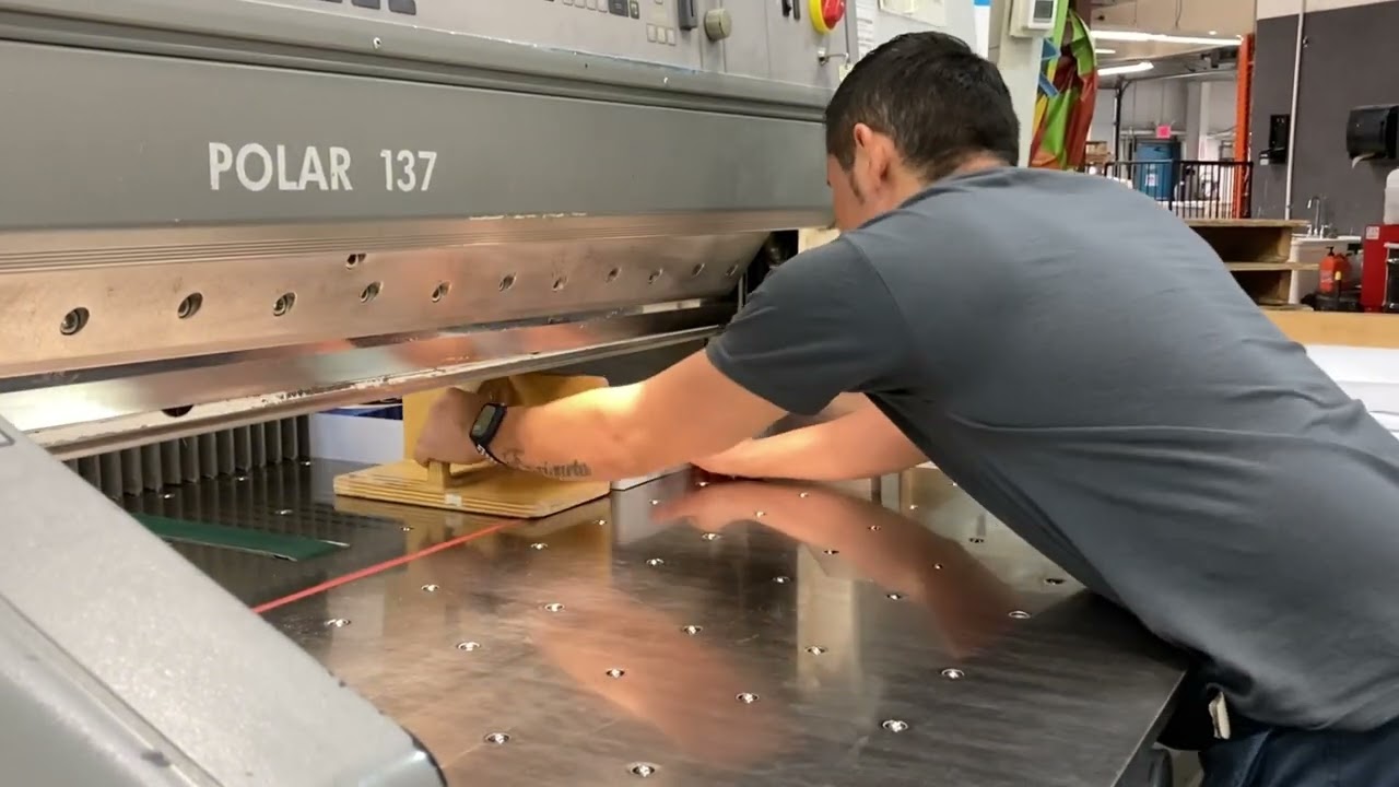 POLAR 137 Paper Cutter at Omega High-Impact Print Solutions