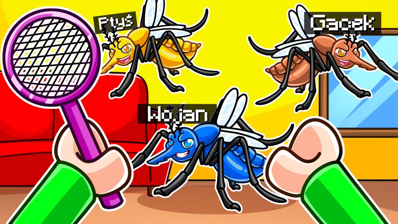 WKURZAJĄCE KOMARY Wojan, Ptyś i Gacek w ROBLOX!