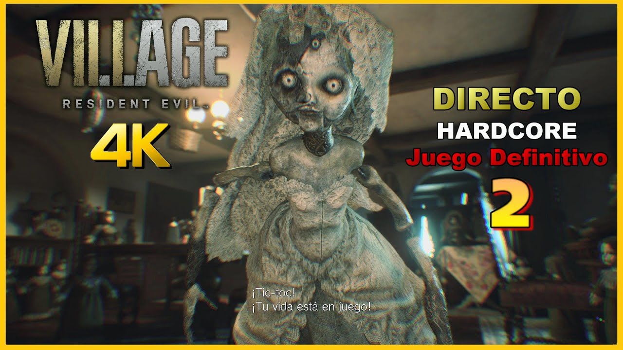 Resident Evil Village - Directo #2 Donna & Angie / Moreau (Hardcore) Español 4k HDR 60fps
