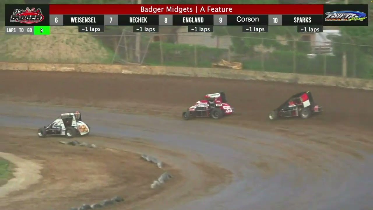 HIGHLIGHTS | Badger Midget A-Main | Plymouth Dirt Track, Plymouth, WI | 6/17/23