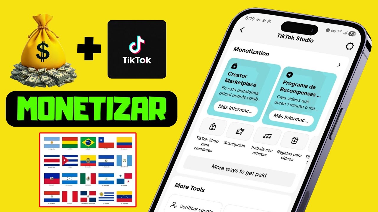 Como MONETIZAR TikTok en LATINOAMÉRICA 2025 ✅️ 100% Real 