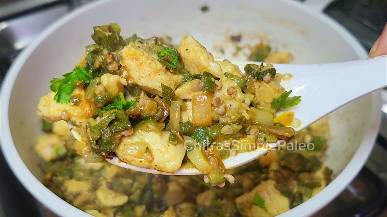 High-Protein, High-Fiber Chicken & Okra Stir-Fry | Keto & Low-Carb Recipe 