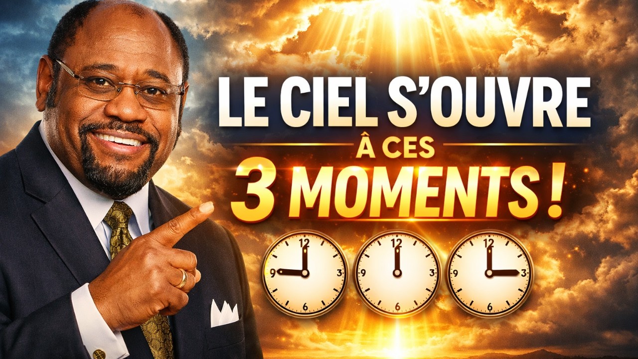 LES 3 HEURES STRATÉGIQUES OÙ LE CIEL S’OUVRE À LA PRIÈRE  Dr Myles Munroe