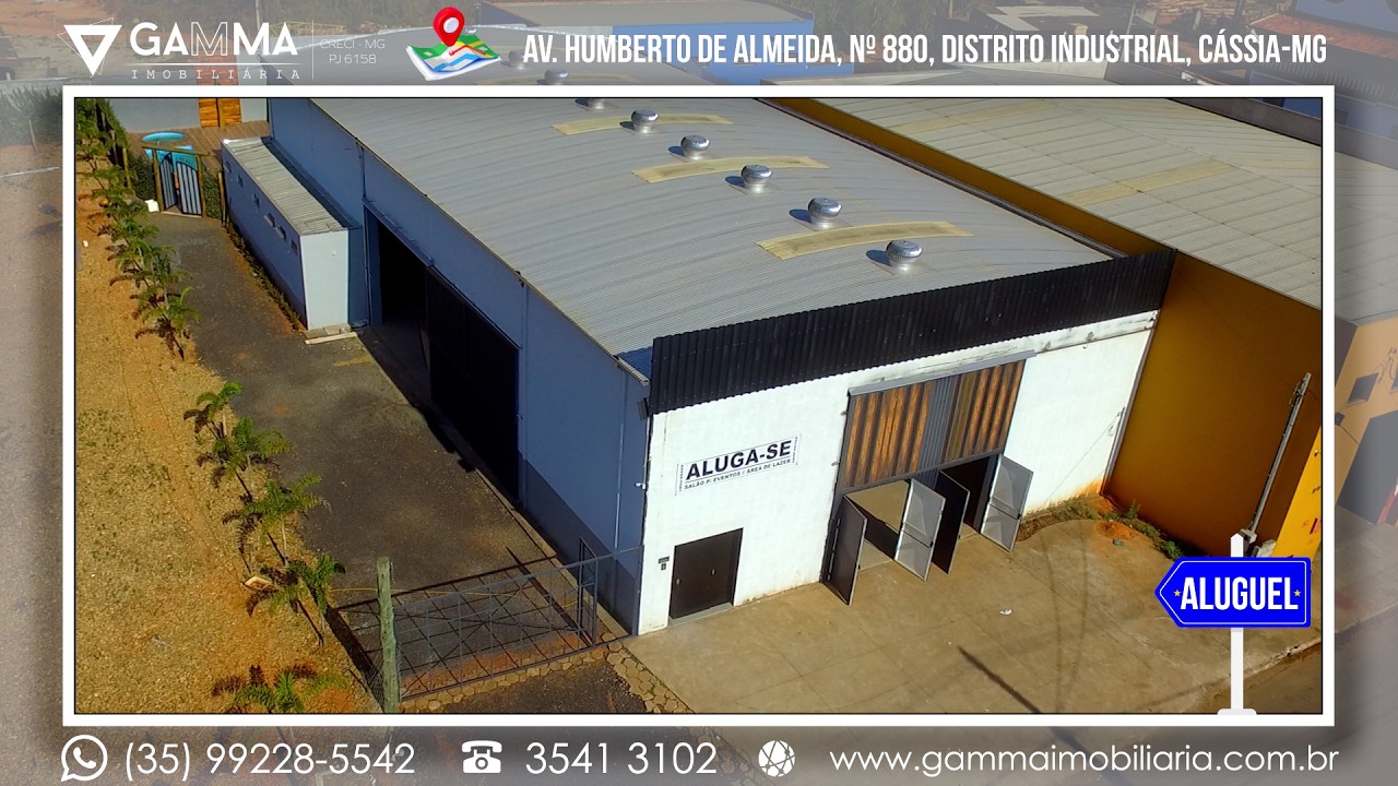 EXCELENTE SALÃO COMERCIAL EM CÁSSIA-MG