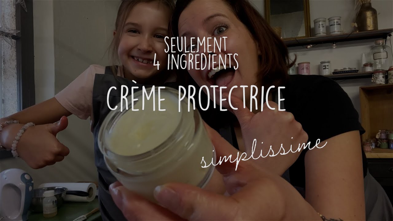 FAIRE SA CREME PROTECTRICE AVEC SEULEMENT 4 INGREDIENTS - Cosmétique maison - DIY