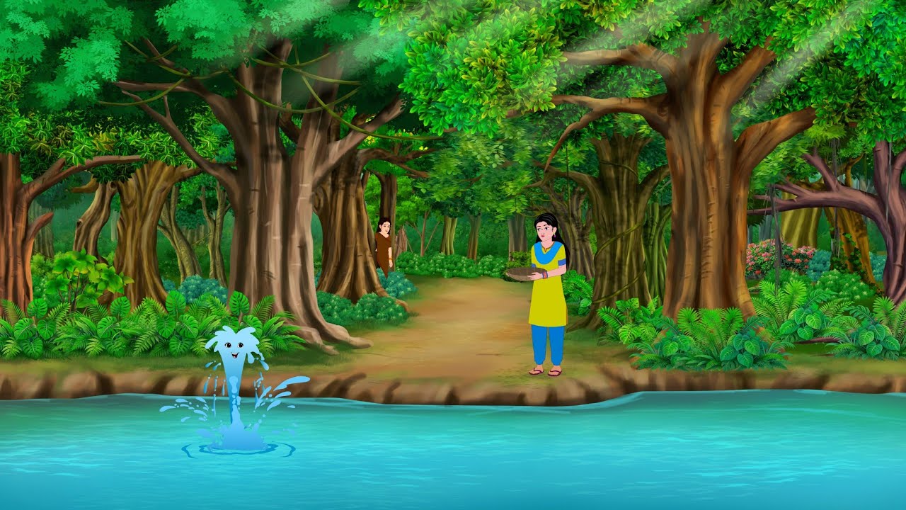 मासूम लड़की और नदी का रहस्य | Hindi Kahani | Moral Story |. Hindi Story | cartoon story