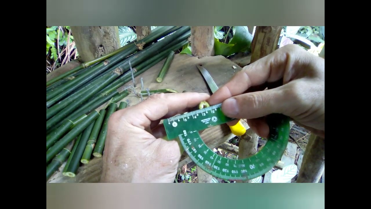 kuripe: da colheita do bambu ao acabamento da peça.