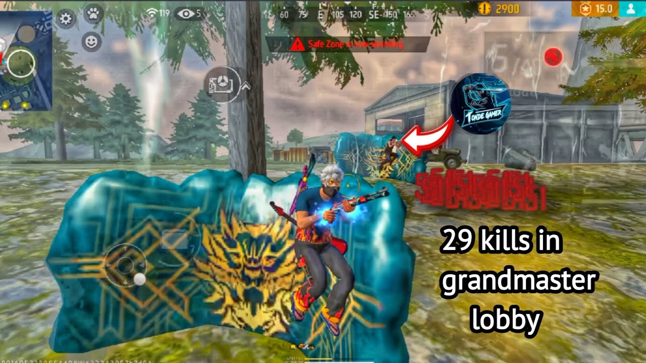 29 kills in grand master lobby ☠️ || matchmaking with tonde gamer 
