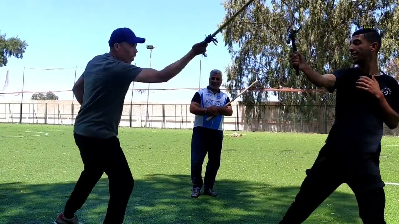 العصا التقليدية مع الشيخ بشير ڨندوز الشيخ الجيلالي نتاع البليدة في عين الدفلى Algérien Combat Stick