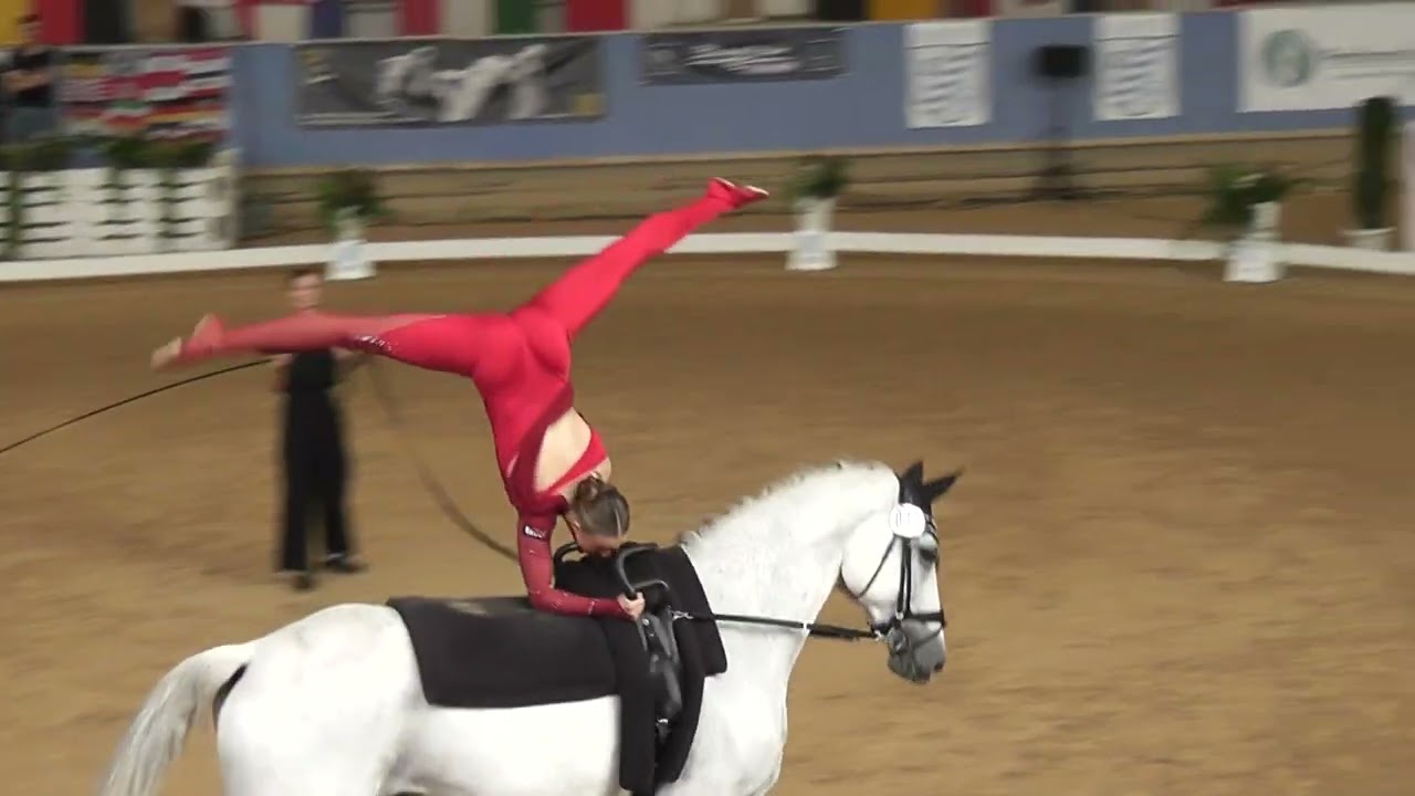 Deutsche Junioren Meisterschaft München 2025 - Einzelvoltigieren - Johanna Timm