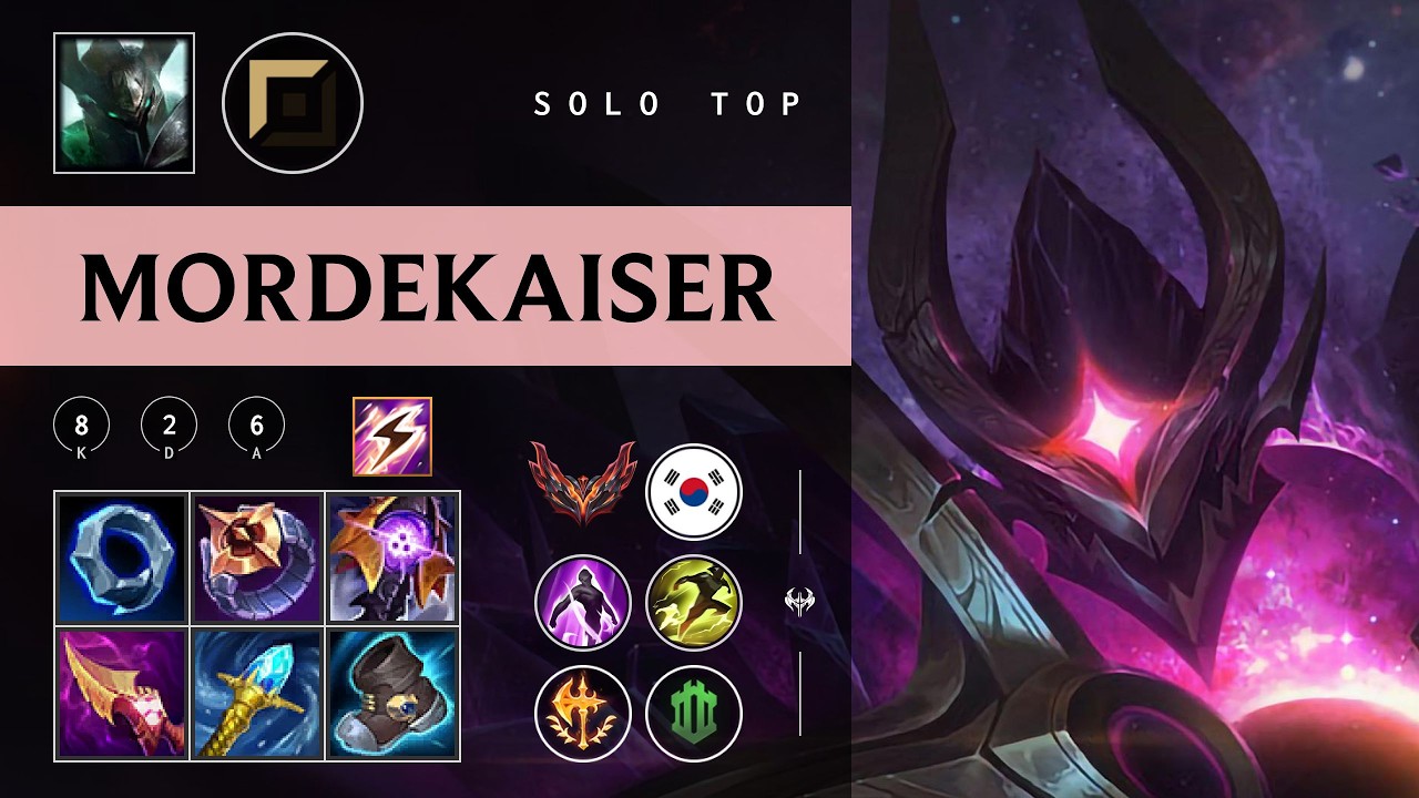 Mordekaiser Top vs Ambessa - KR Grandmaster Patch 26.03