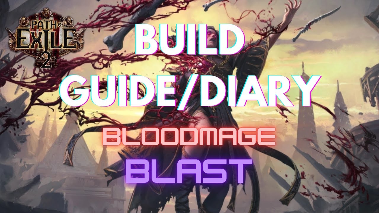 Hexblast Detonate Dead Blood Mage FULL Build Diary/Guide | Path of Exile 2