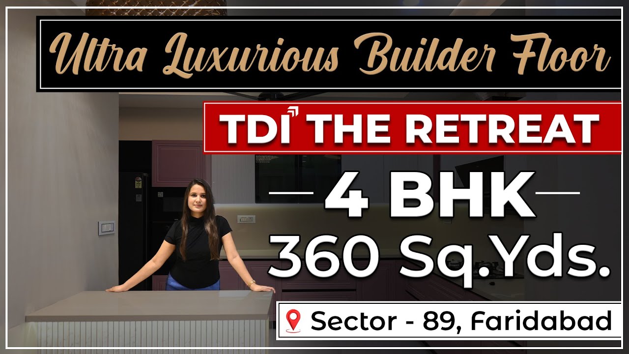 4 BHK Ultra Luxury Builder Floor | 360 Sq.Yds. | Gated Campus |  Terrace | Sector 89 Faridabad