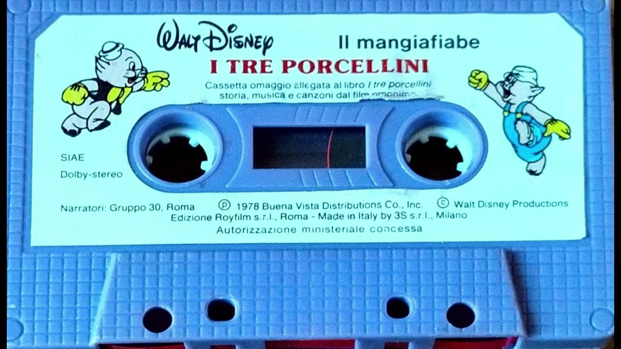 Il mangiafiabe disney - i tre porcellini