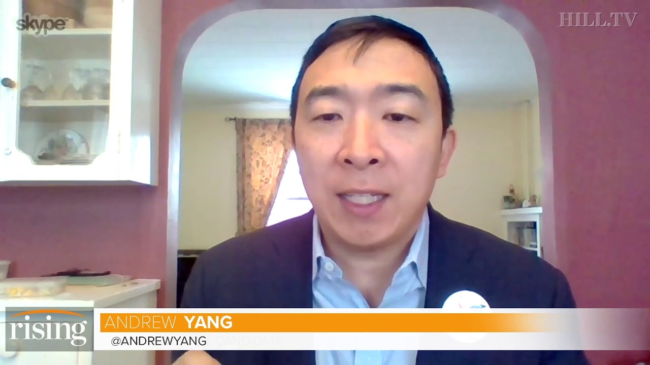 Andrew Yang makes case for universal basic income