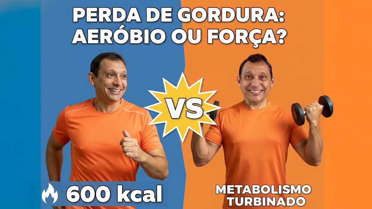 PERDA DE GORDURA: AERÓBIO OU FORÇA?