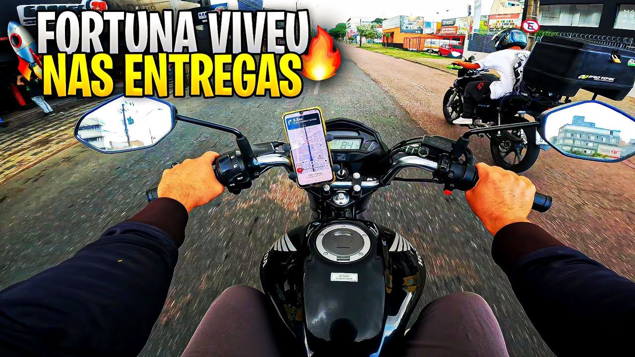 PRIMEIRA VEZ COM O FORTUNA NAS ENTREGAS!!!🔥🔥🚀