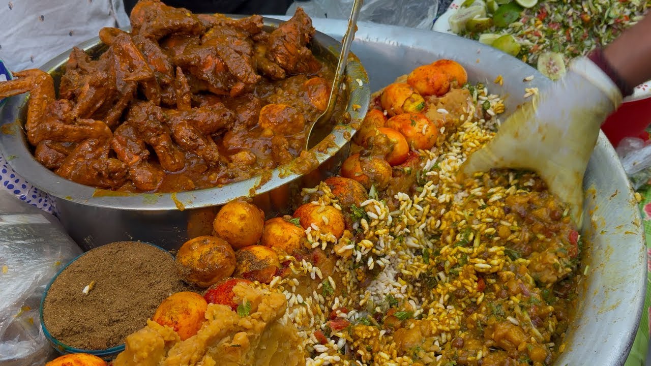 King Of Chicken Wings Jhal Muri Maker