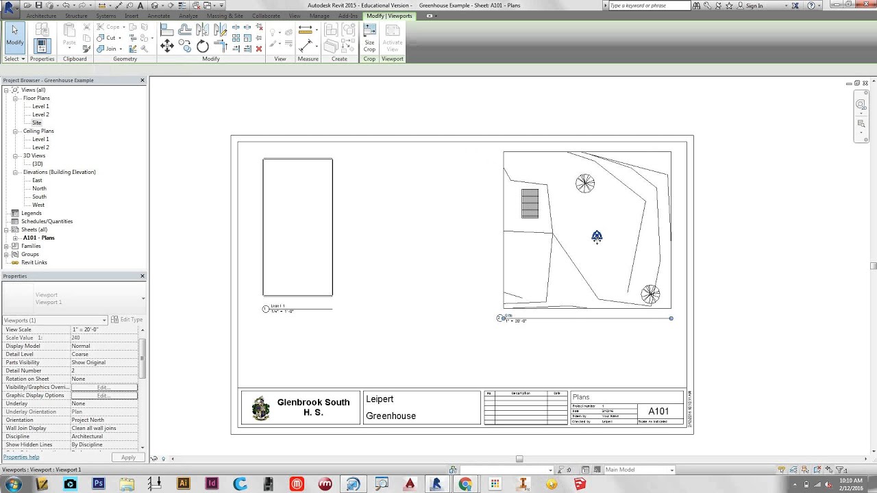 Revit- Creating Sheets, Cropping and Scaling Views, and Printing .PDF's