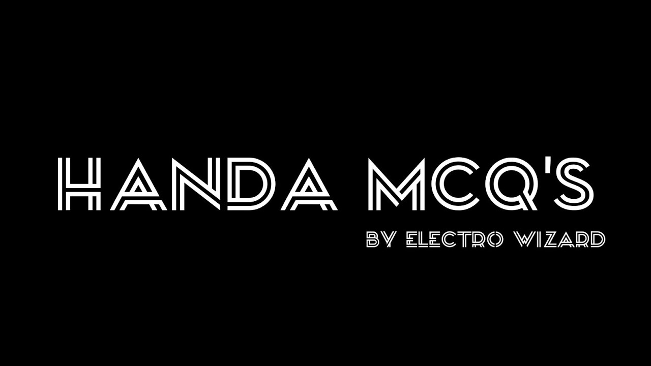 Solution Manual of Handa Mcq's (11-20)