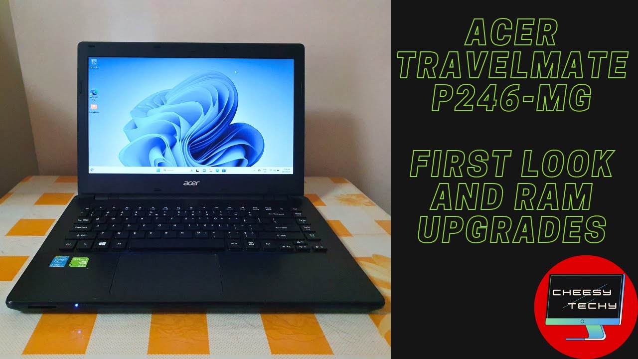Acer Travelmate P246-MG Laptop - First Look and RAM Upgrade 