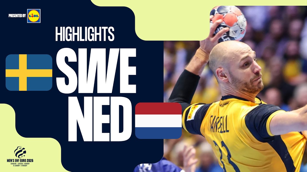 Sweden vs Netherlands | Highlights | Men's EHF EURO 2026