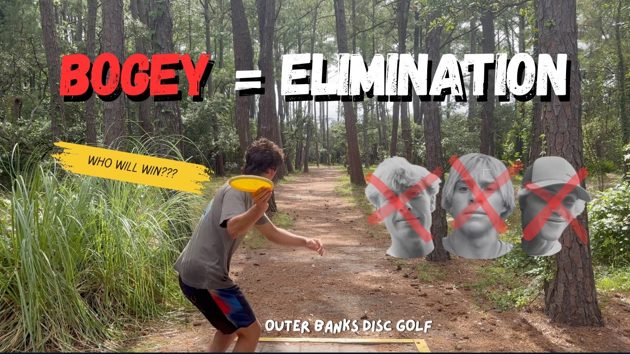 LAST PERSON TO BOGEY WINS! | Disc golf challenge