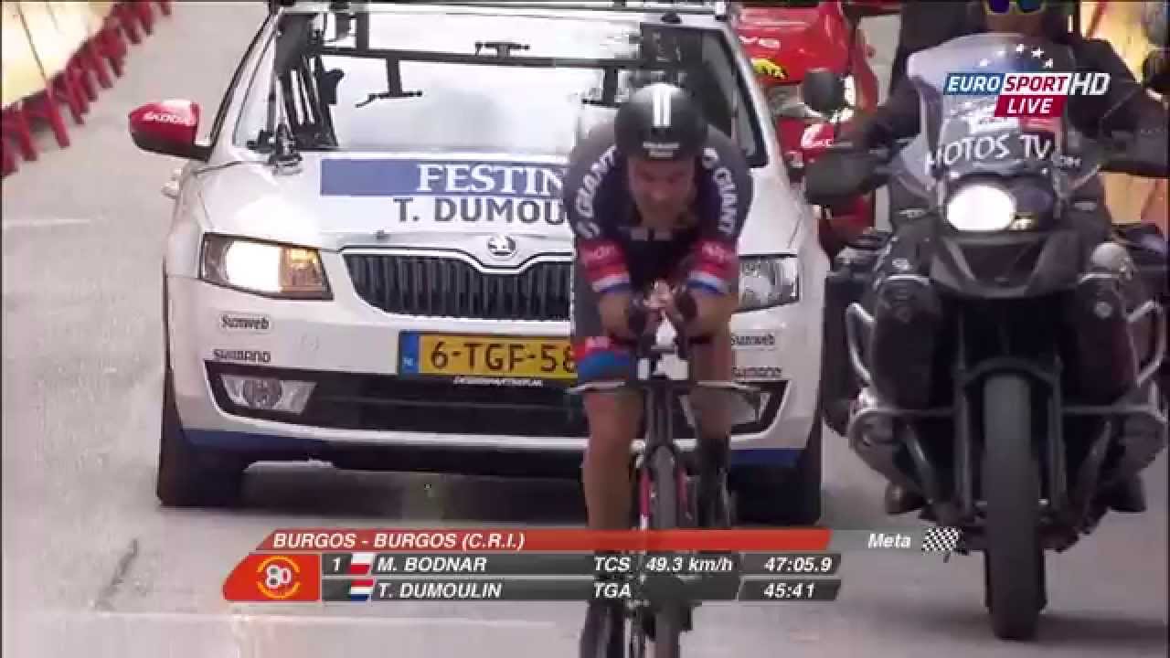 Vuelta 2015 - Stage 17 - ITT Finish Tom Dumoulin