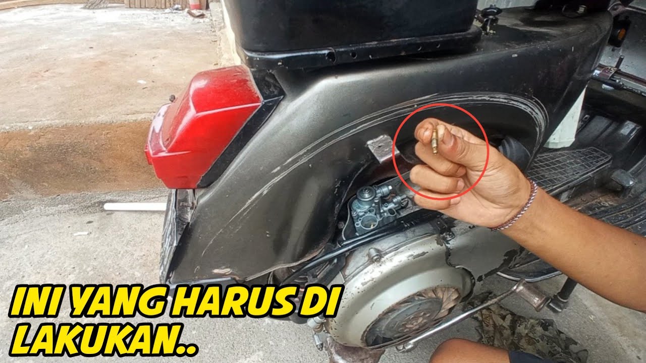 penyebab vespa di gas ngok, ngempos tak bertenaga