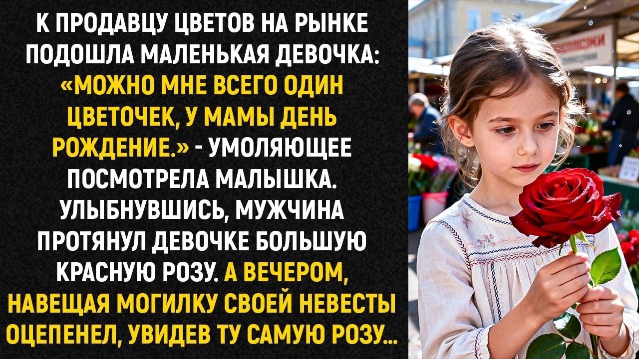 К продавцу цветов на рынке подошла маленькая девочка «Можно мне всего один цветочек...