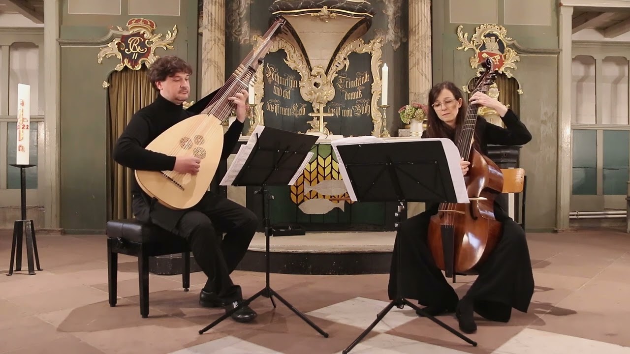 August Kühnel - Suite XIII - Sarabande & Gigue - Duo in RE