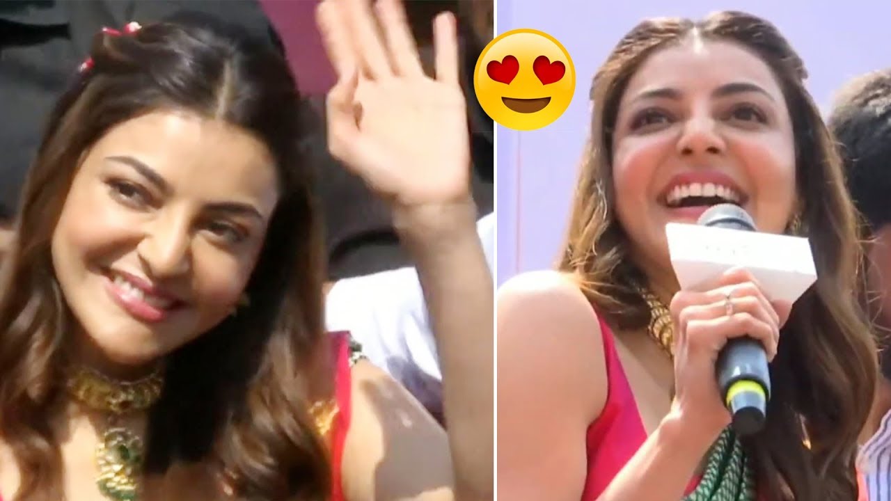Kajal Aggarwal ADORABLE Looks At Mangalya Shopping Mall Opening | Celebrity Updates | News Buzz