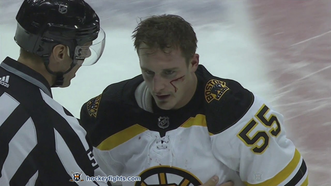 Noel Acciari vs Bo Horvat Oct 20, 2018