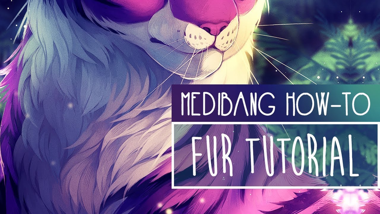 Как покрасить мех | Урок | Medibang Paint Pro
