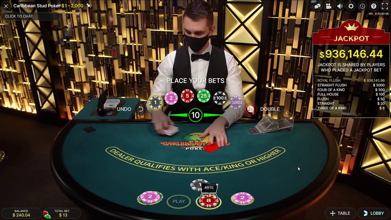 Caribbean Stud Poker - Can we beat the dealer?  (online casino)