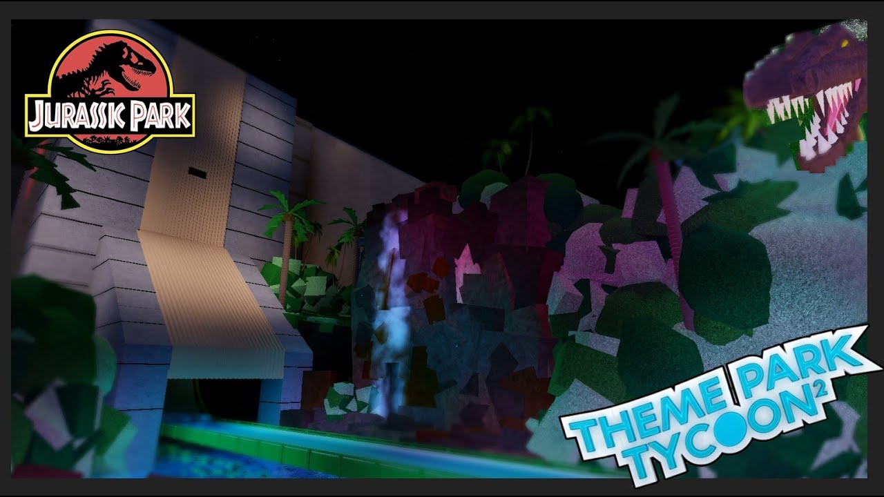 Jurassic Park The Ride | Theme Park Tycoon 2 | Roblox | POV