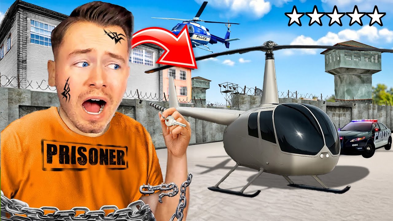 Ich ENTKOMME aus dem HARDCORE GEFÄNGNIS im PRISON ESCAPE SIMULATOR!👮‍♂️😂