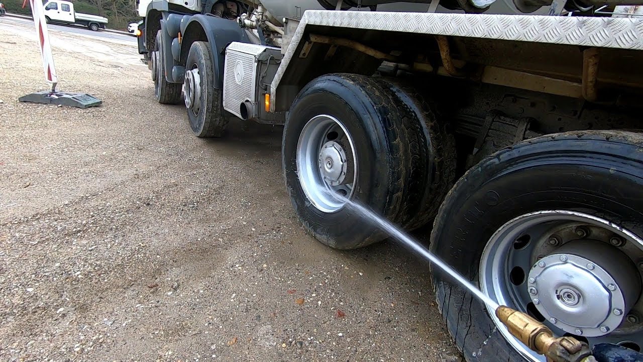 BETON MİKSERİ TEMİZLEME. LKW MERCEDES-BENZ. #KÖLN #GURBETÇİ #TÜRK
