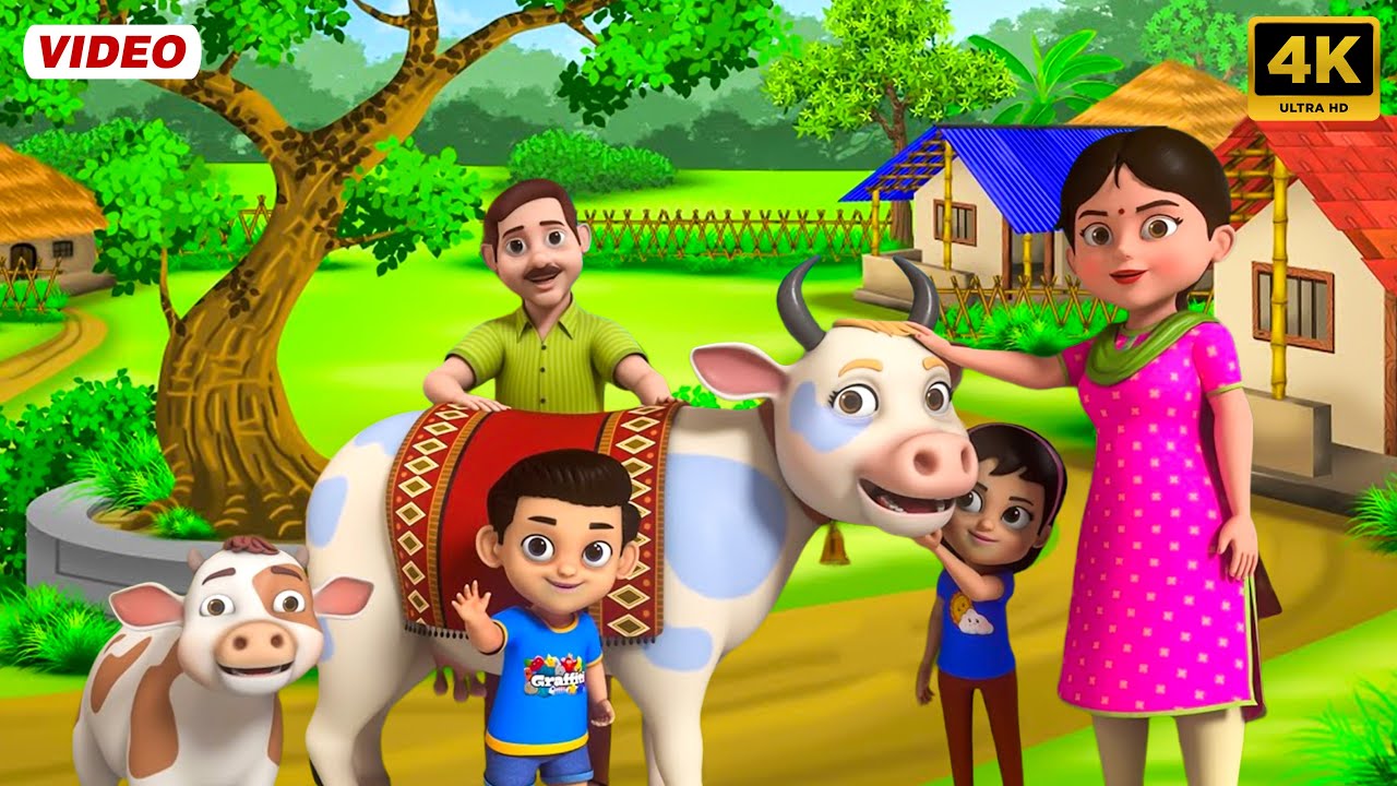 Gaiya Meri Aati Hai | Hindi Rhymes collection for Children | Tim Tim Rhymes