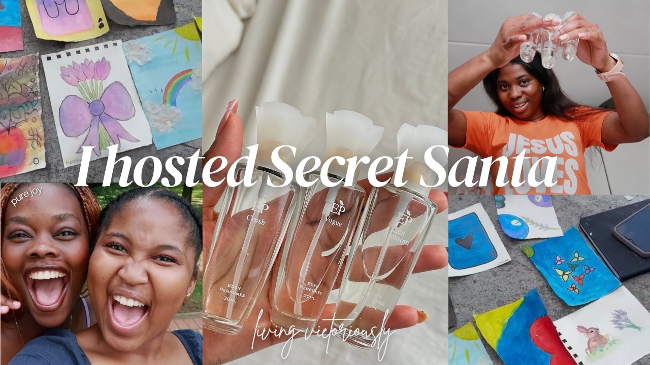 unboxing Eden perfumes + hosting the CUTEST secret santa party | Living Victoriously