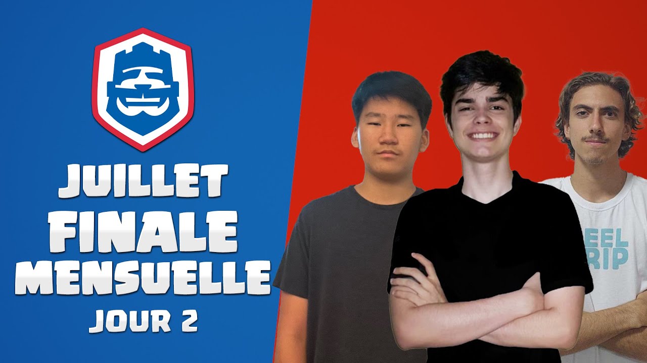 Clash Royale League | Finale Juillet | Jour 2 feat @OuahLeouff