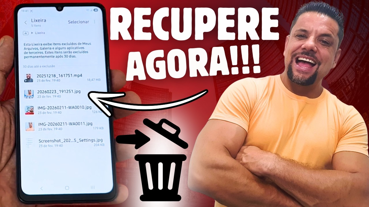 Como Recuperar Fotos e Vídeos da Lixeira no Samsung Galaxy A07 (Antes que Sumam!)