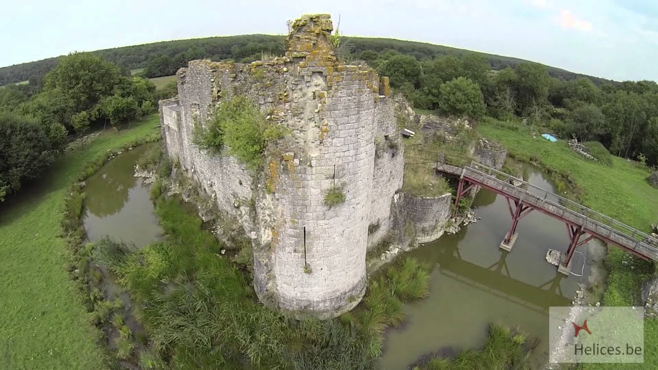 Le Chateau de Fagnolle Vu du ciel - Helices.be
