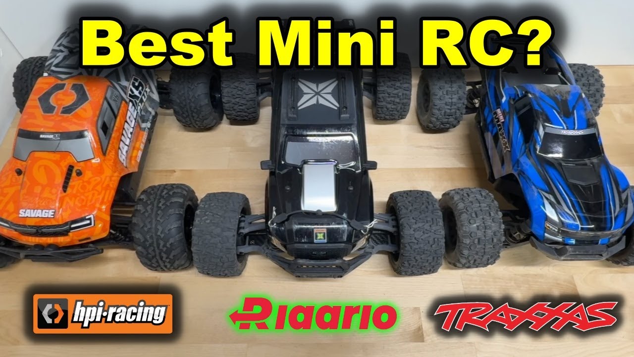 Traxxas Mini Maxx против HPI Savage XS против Rlaarlo Omni-Terminator — лучший радиоуправляемый м...