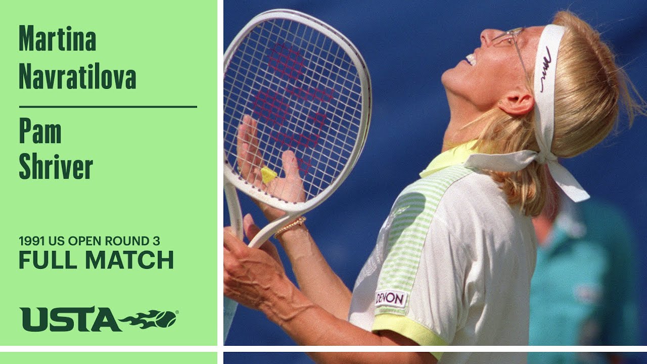Martina Navratilova vs. Pam Shriver Full Match | 1991 US Open Round 3