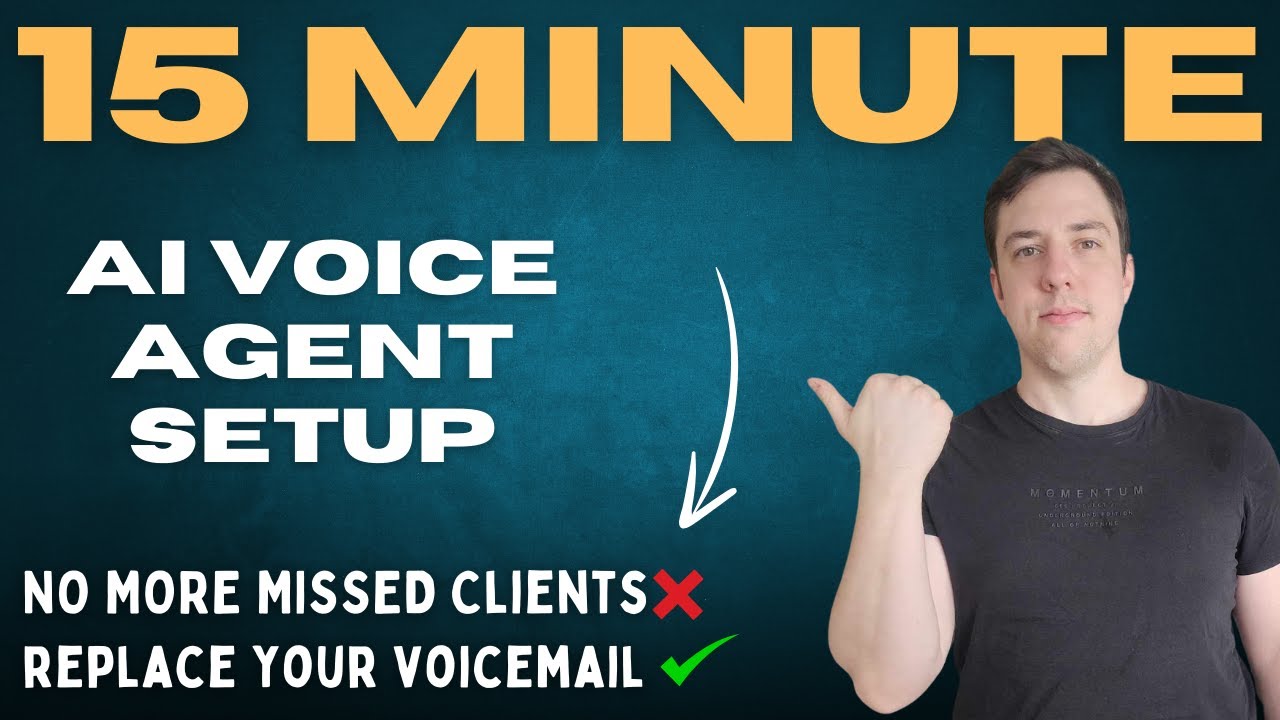 Turn Your Voicemail into a Lead-Generating AI Voice Agent in 15 Minutes (Full Build)